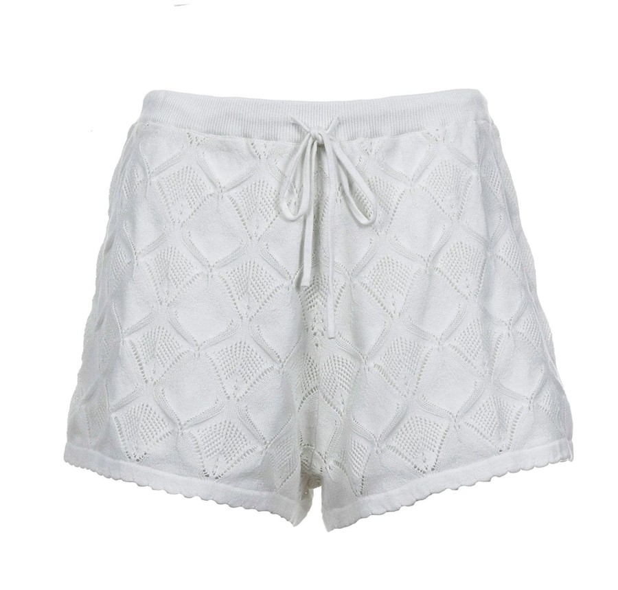 Klaer Ane Mone | Offwhite Shorts Beige