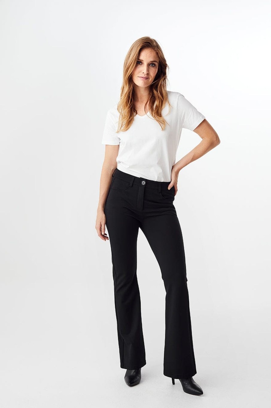 Klaer Claire Woman | Jaya - Trousers - Length 84Cm Black