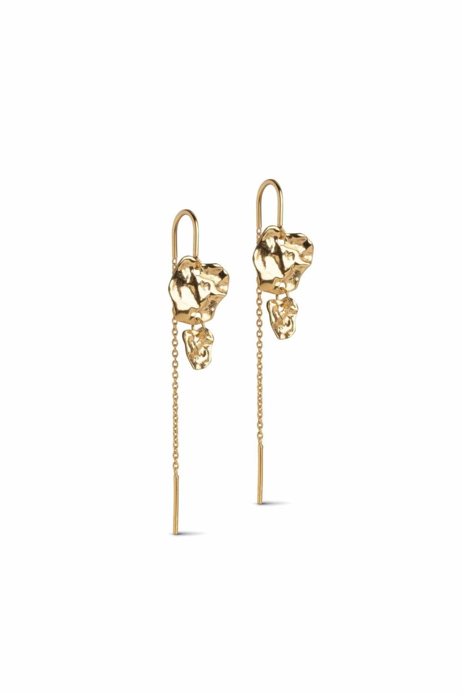 Tilbehor ENAMEL Copenhagen | Kim Earrings Gold Yellow