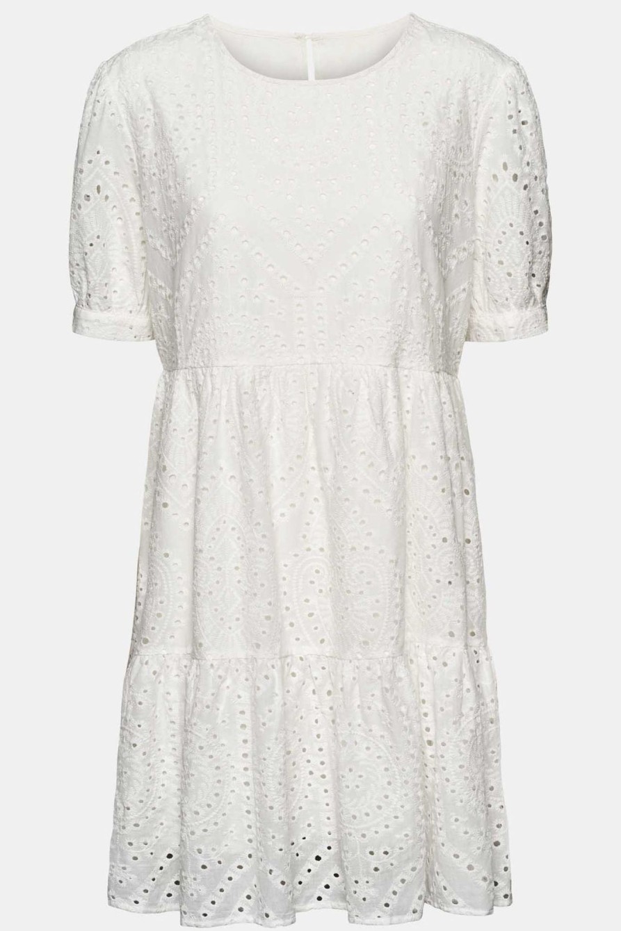 Klaer BYIC | Vilma Dress Embroidery White