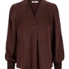 Klaer Katrin Uri | Helene Blouse Bordeaux Red