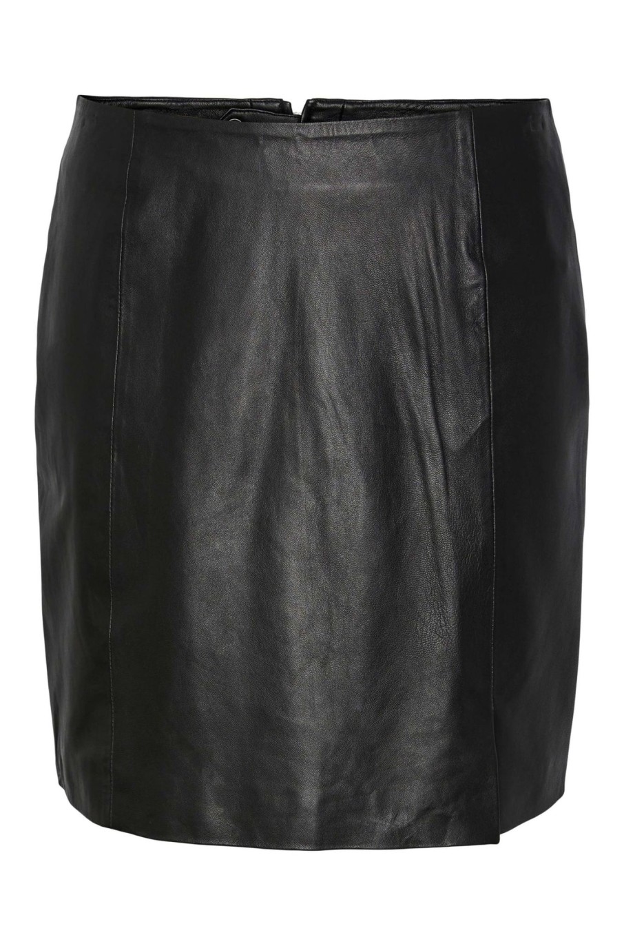 Klaer Y.A.S | Yassniro Hw Short Leather Skirt Black