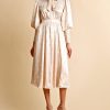 Klaer ByTiMo | Jacquard Midi Dress Beige