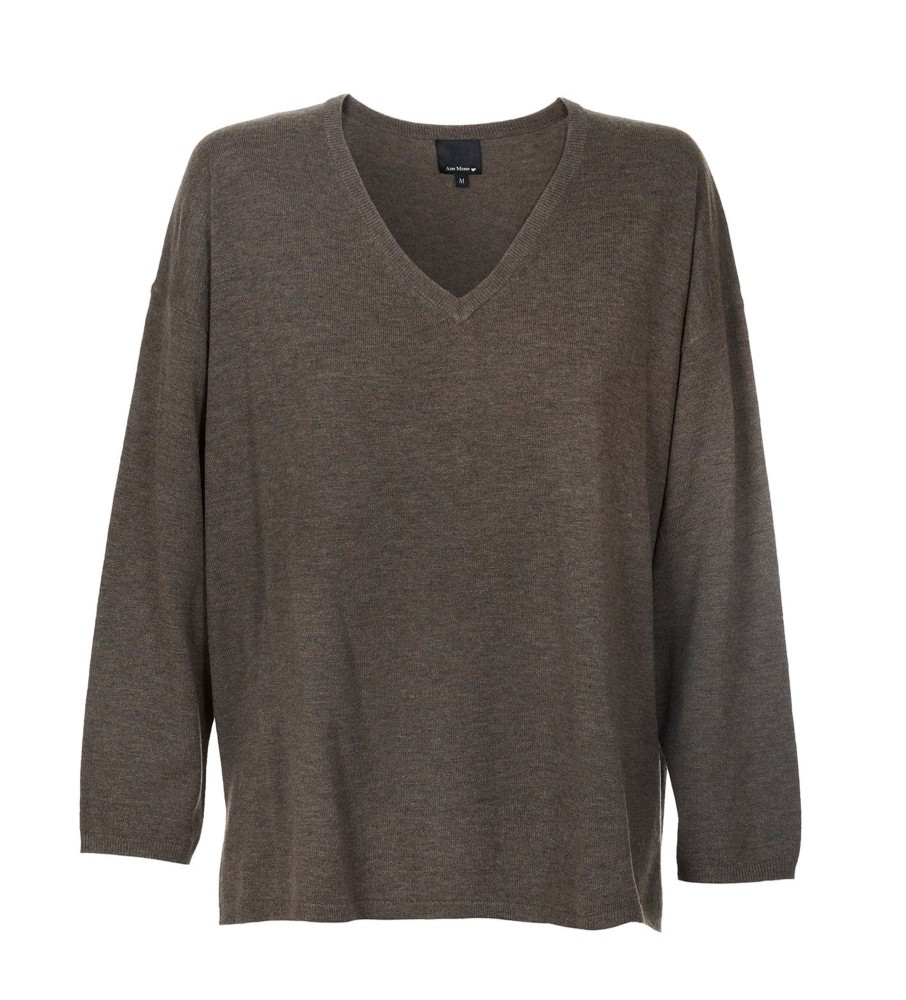 Klaer Ane Mone | Sienna Pullover Cappuchino Saddlebrown