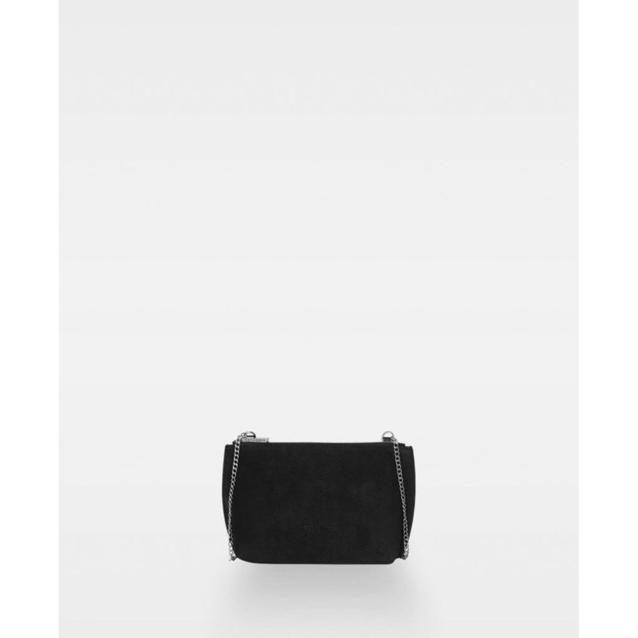 Tilbehor Decadent | Palma Small Chain Bag Suede Black