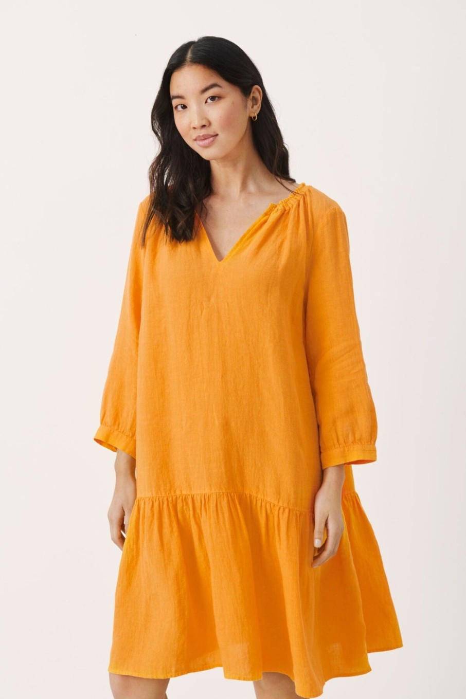 Klaer Part Two | Apricot Chaniapw Dress Orange