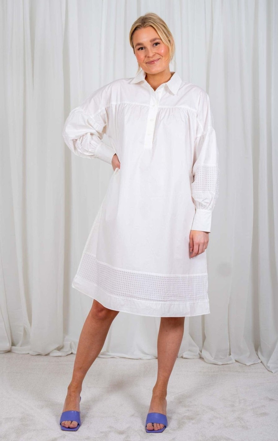 Klaer Second Female | Henri New Shirt Dress White