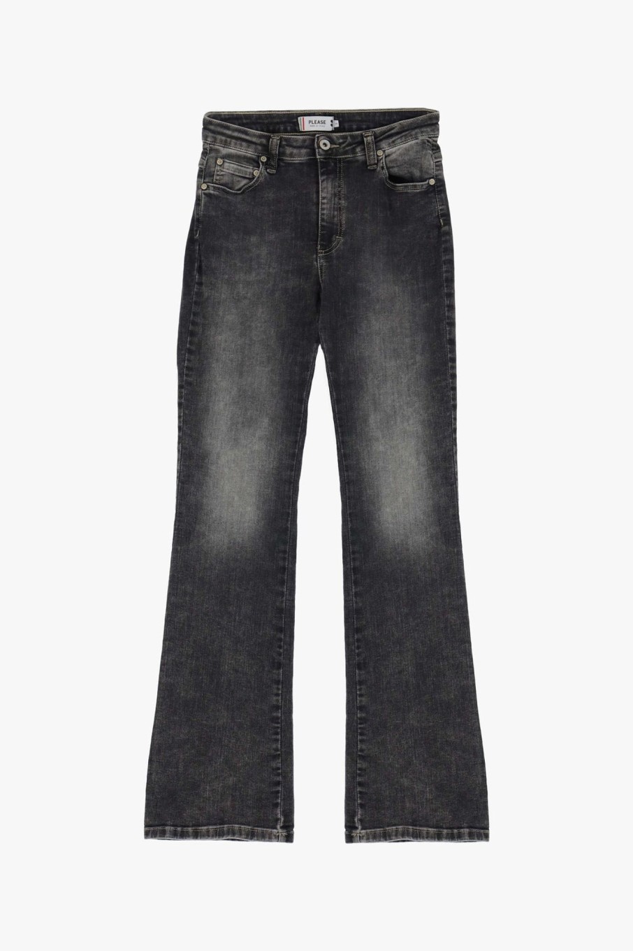 Klaer Please Jeans | Longcut Nero Denim Black