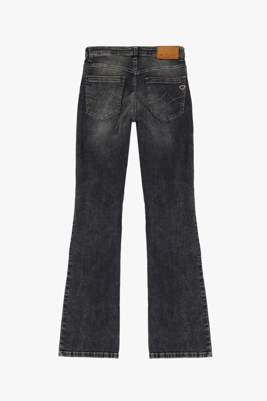 Klaer Please Jeans | Longcut Nero Denim Black