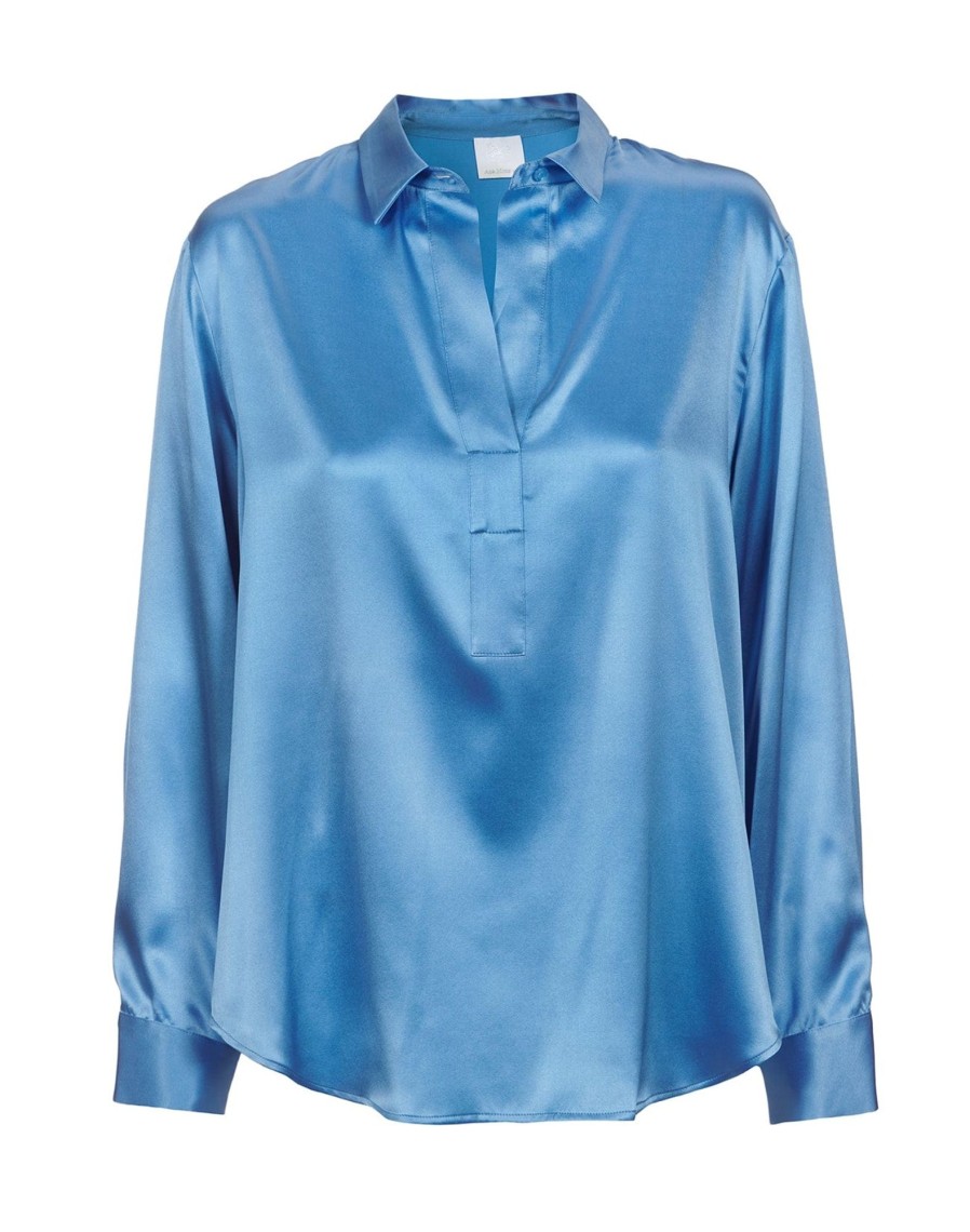 Klaer Ane Mone | Leia Blouse Blue