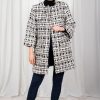 Klaer Love Lolita | Carrie Tweed Coat Boucle Black