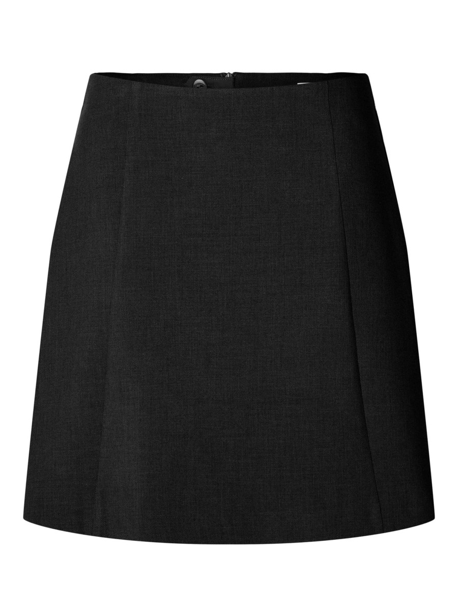 Klaer Selected Femme | Rita Mw Short Skirt Black