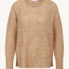 Klaer Claire Woman | Pianna-Cw - Pullover Antelope Melange Beige