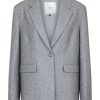 Klaer Neo Noir | Gaby Structure Blazer Grey Melange Gray