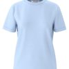 Klaer Selected Femme | Myessential Ss O-Neck Tee Cashmere Blue