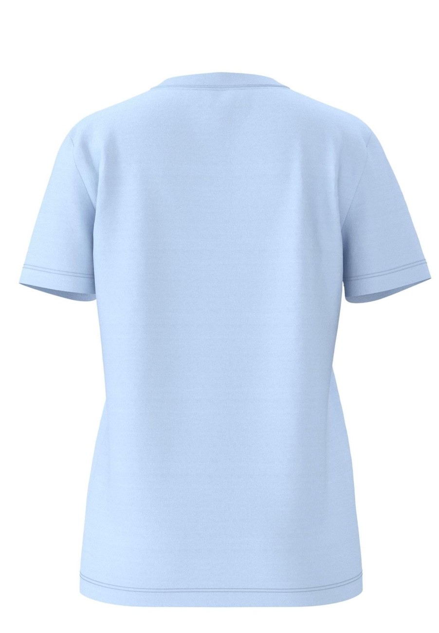 Klaer Selected Femme | Myessential Ss O-Neck Tee Cashmere Blue