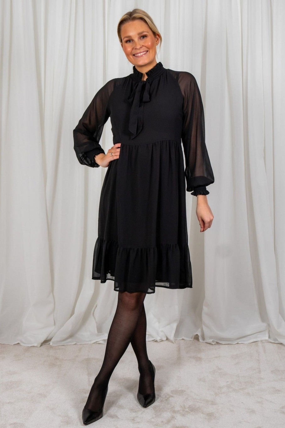 Klaer Ane Mone | Victoria Dress Black