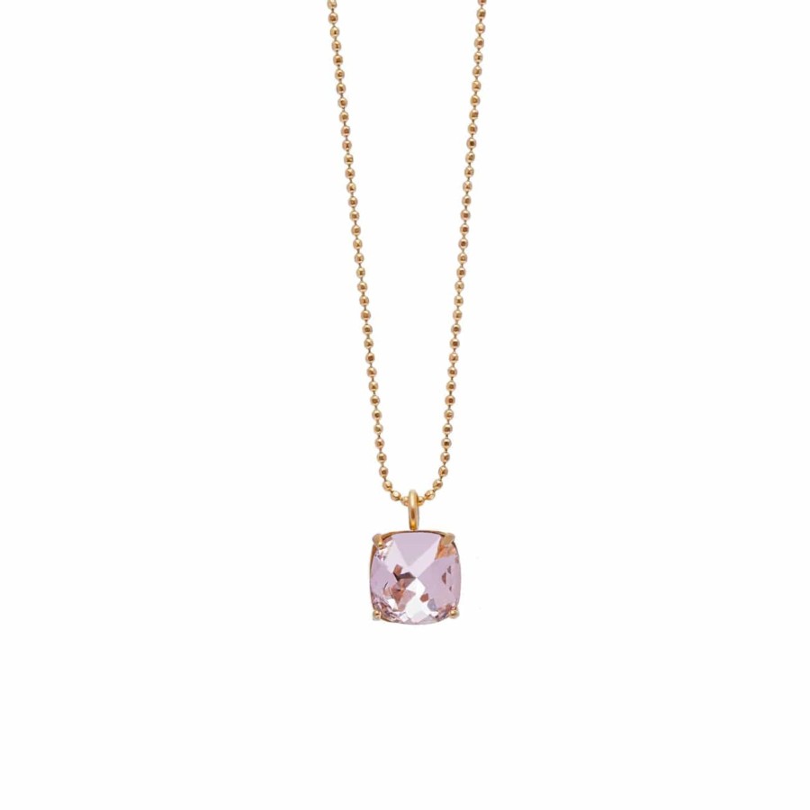 Tilbehor Camilla Øhrling | Carla Vintage Rose Necklace Pink