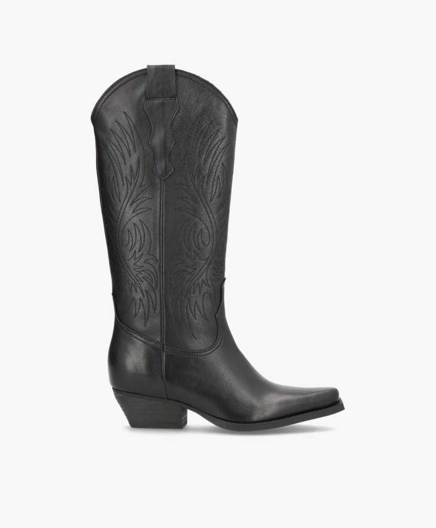 Sko Phenumb Copenhagen | Frankie Western Boots Black