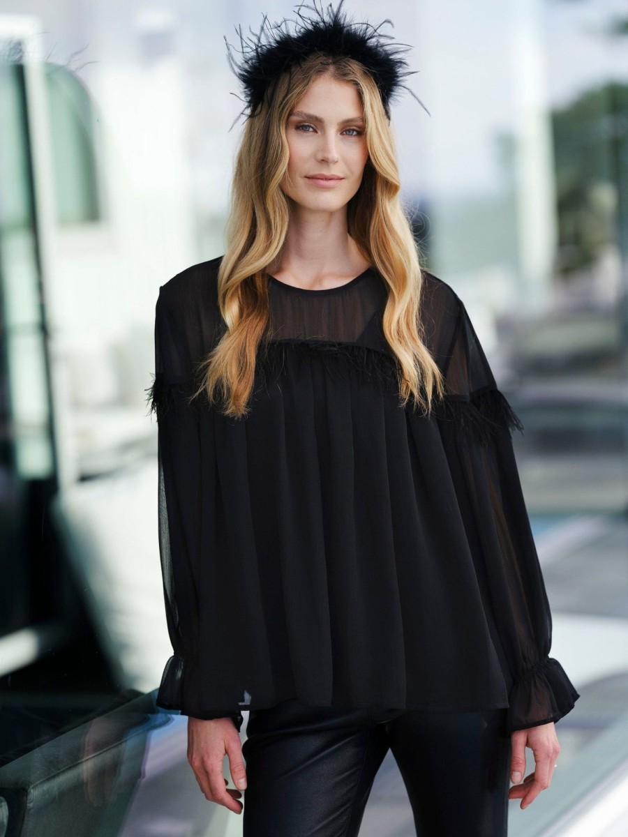 Klaer Ane Mone | Ellie Blouse Black