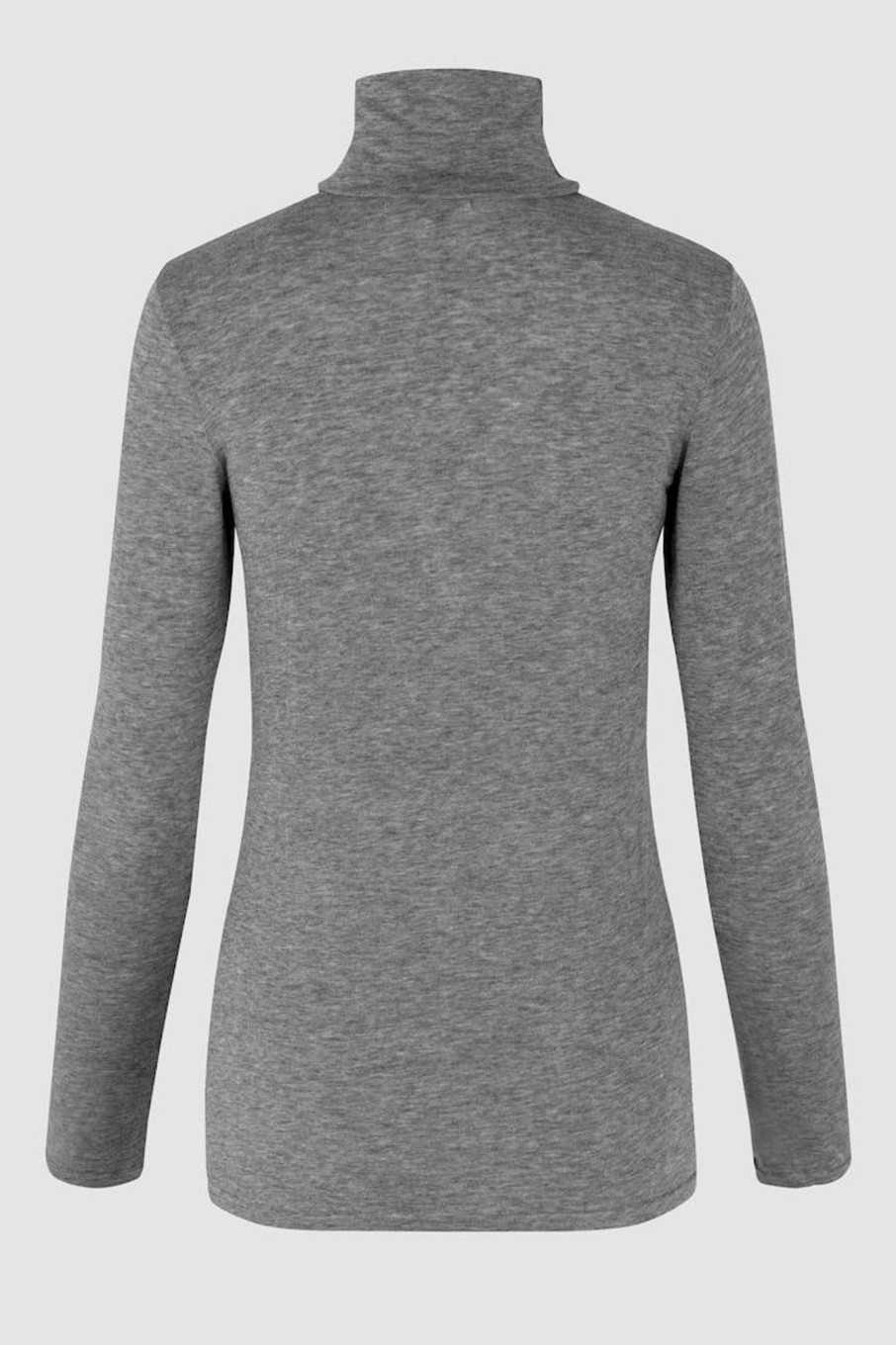 Klaer Second Female | Matima T-Neck Tee Grey Melange Gray