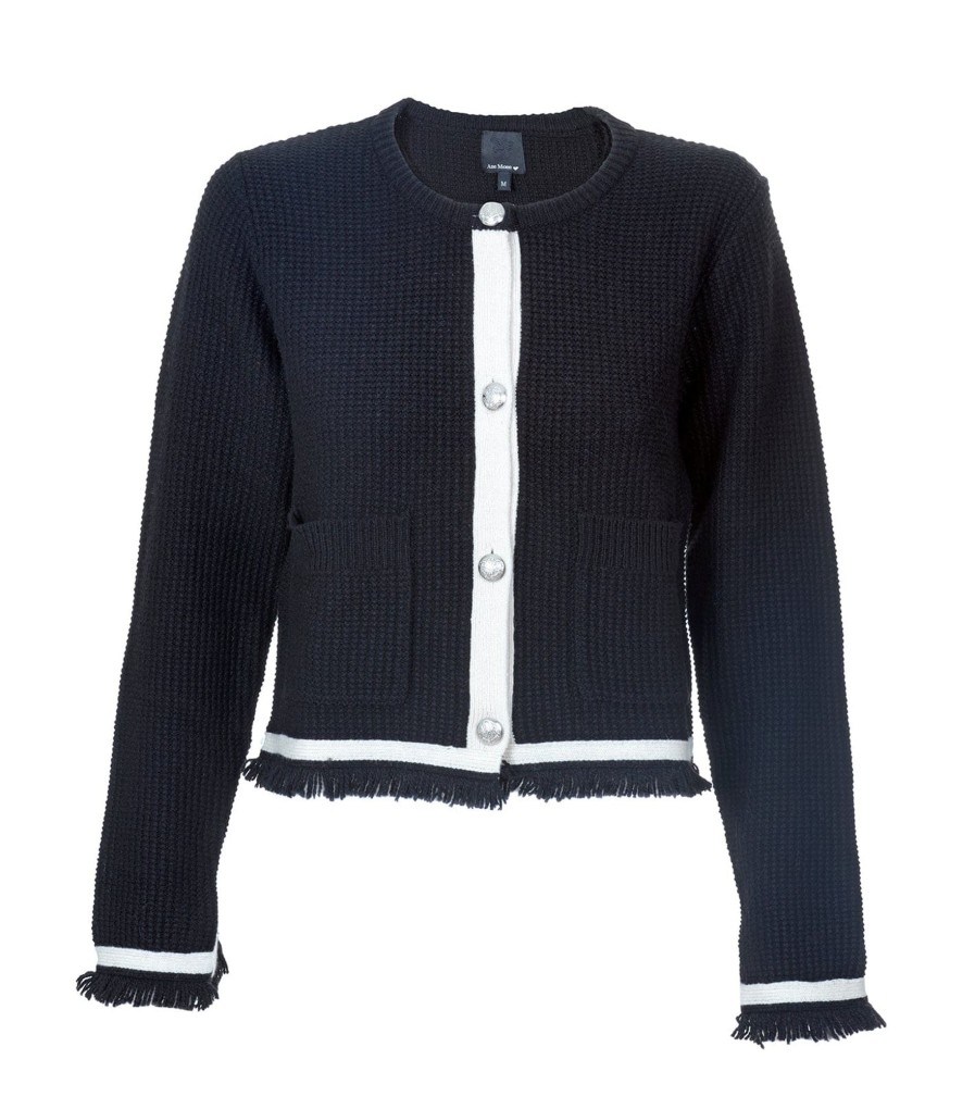 Klaer Ane Mone | Josefine Cardigan Black