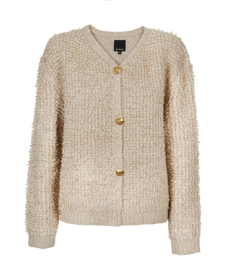 Klaer Ane Mone | Camilla Cardigan Gold Yellow