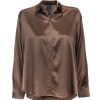 Klaer Ane Mone | Oline Blouse Cappuchino Saddlebrown