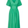 Klaer Y.A.S | Yasclema Ss Midi Dress Poison Green