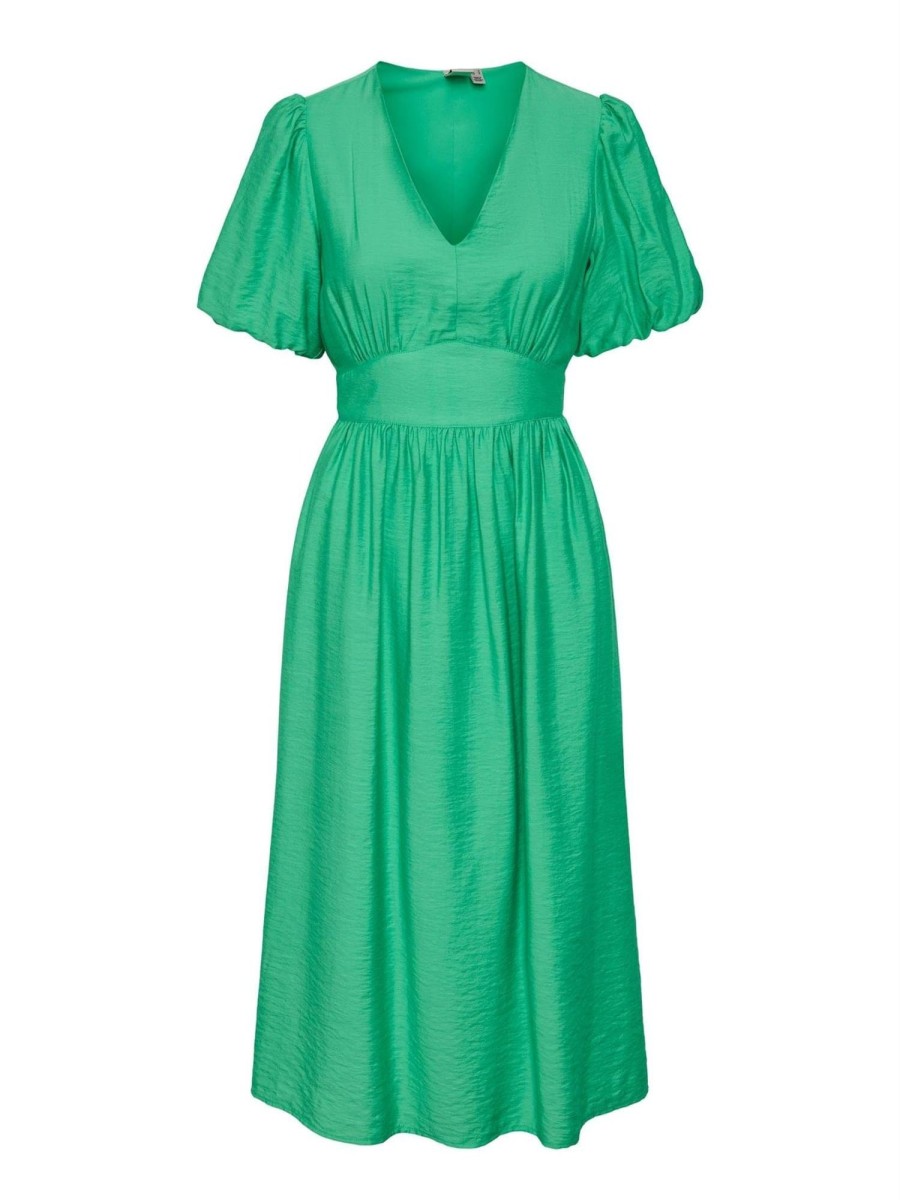 Klaer Y.A.S | Yasclema Ss Midi Dress Poison Green