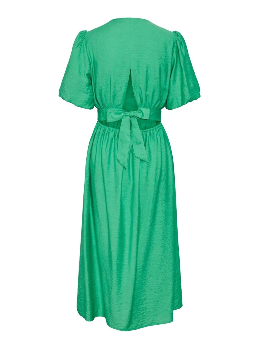 Klaer Y.A.S | Yasclema Ss Midi Dress Poison Green