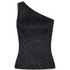 Klaer Neo Noir | Clementine Glitter Knit Top Black