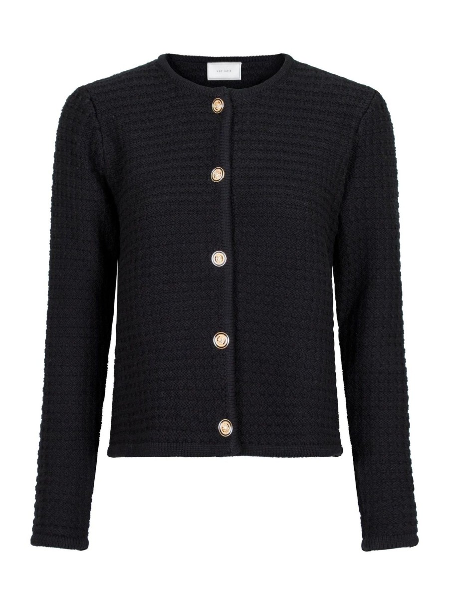 Klaer Neo Noir | Limone Knit Jacket Black