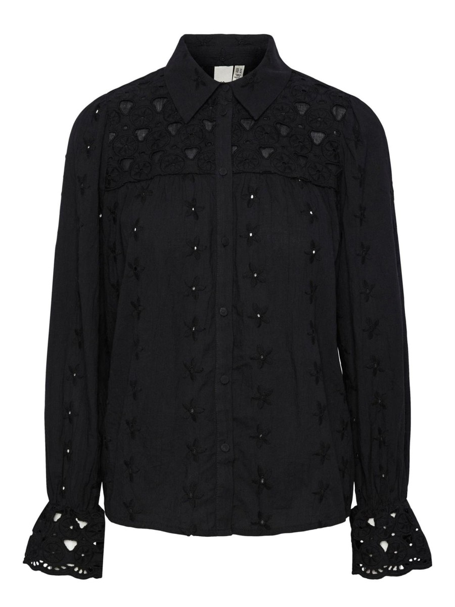 Klaer Y.A.S | Yasmiras Ls Shirt Black