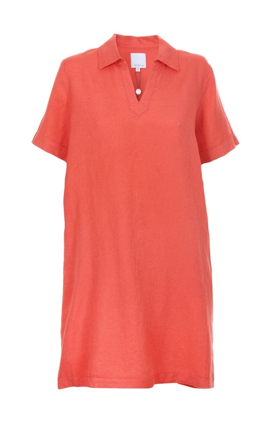 Klaer Ane Mone | Beatrice Dress Coral Red