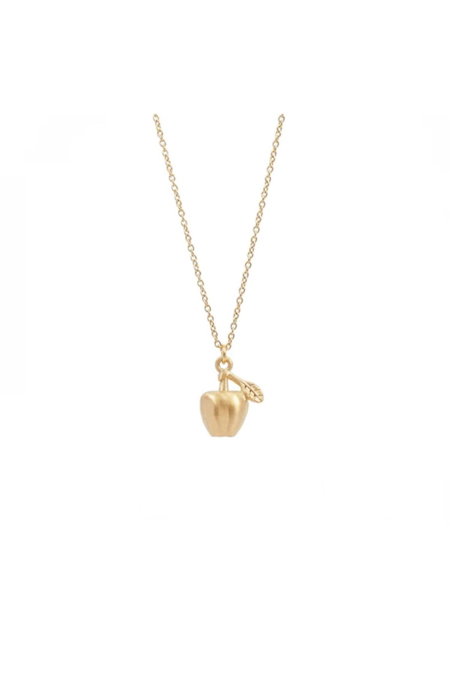 Tilbehor Camilla Øhrling | Golden Apple Necklace Yellow