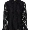 Klaer Y.A.S | Yasstilla Ls Lace Shirt Black