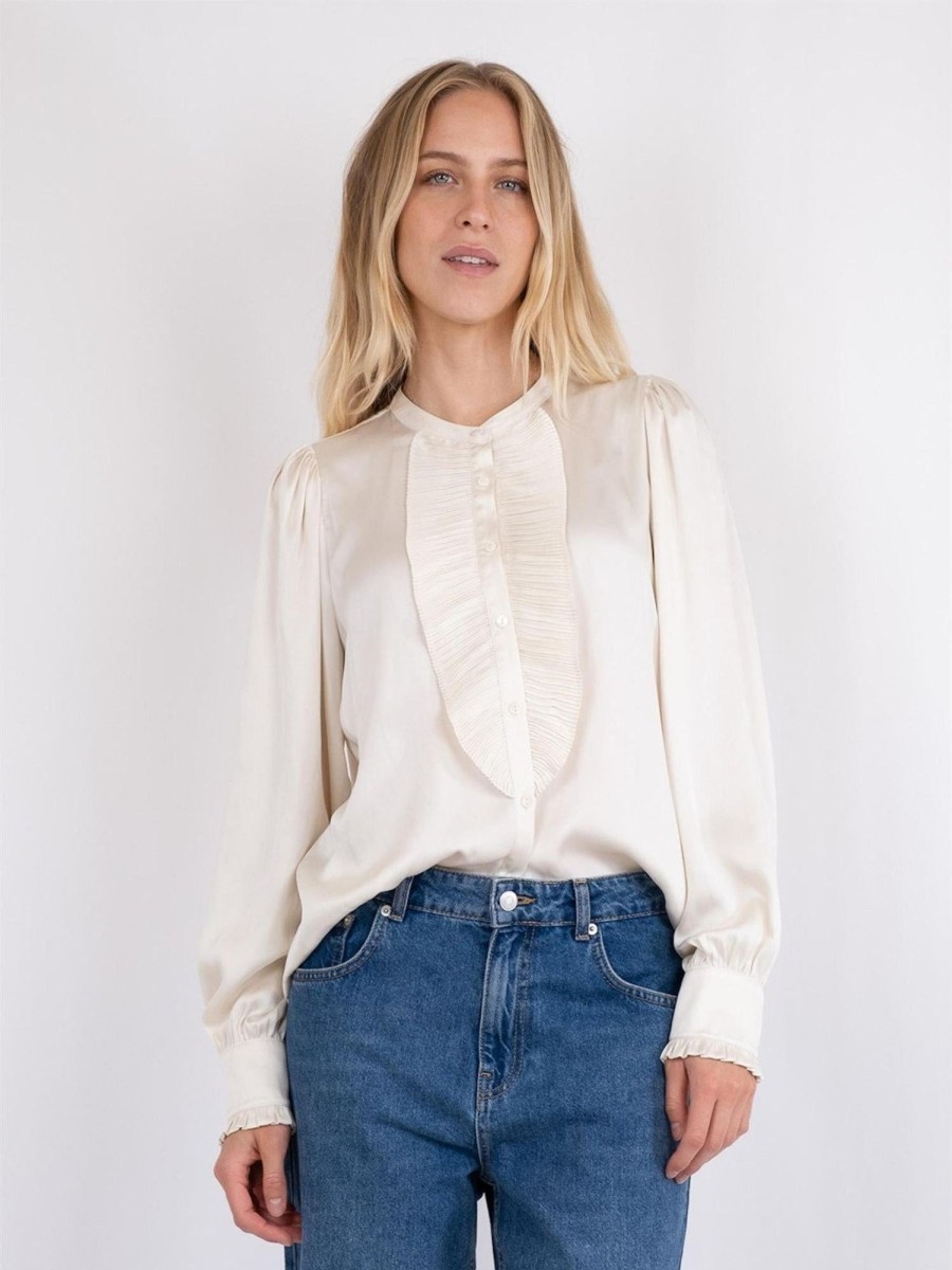 Klaer Neo Noir | Zola Blouse Off White Beige