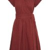Klaer Inwear | Edenaiw Wrap Dress Cherry Mahogany Saddlebrown