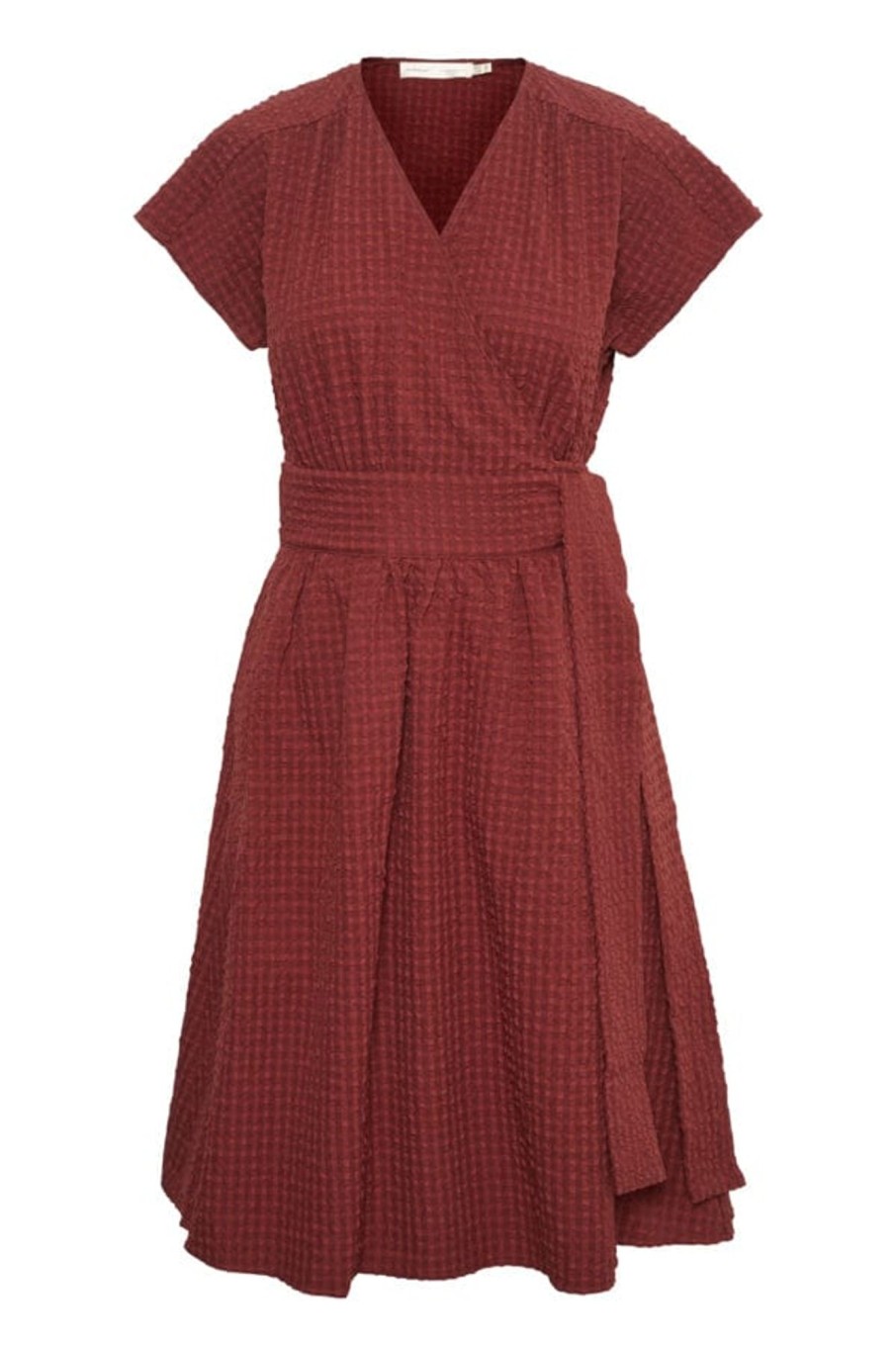 Klaer Inwear | Edenaiw Wrap Dress Cherry Mahogany Saddlebrown