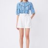 Klaer Suncoo | Bili Shorts Blanc Casse White