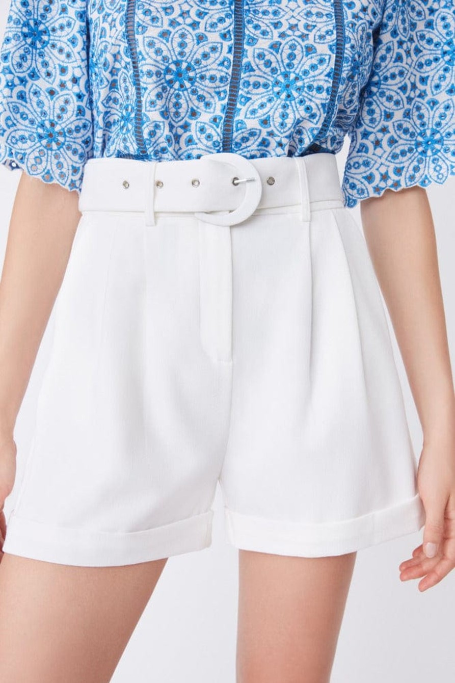 Klaer Suncoo | Bili Shorts Blanc Casse White