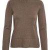 Klaer Inwear | Orkideaiw Turtleneck Sandy Grey Melange Gray