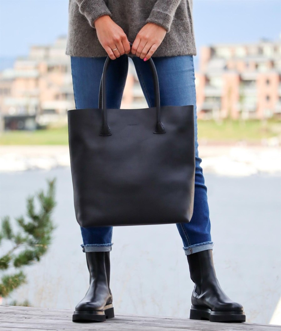 Tilbehor Decadent | Elsa Plain Tote Black