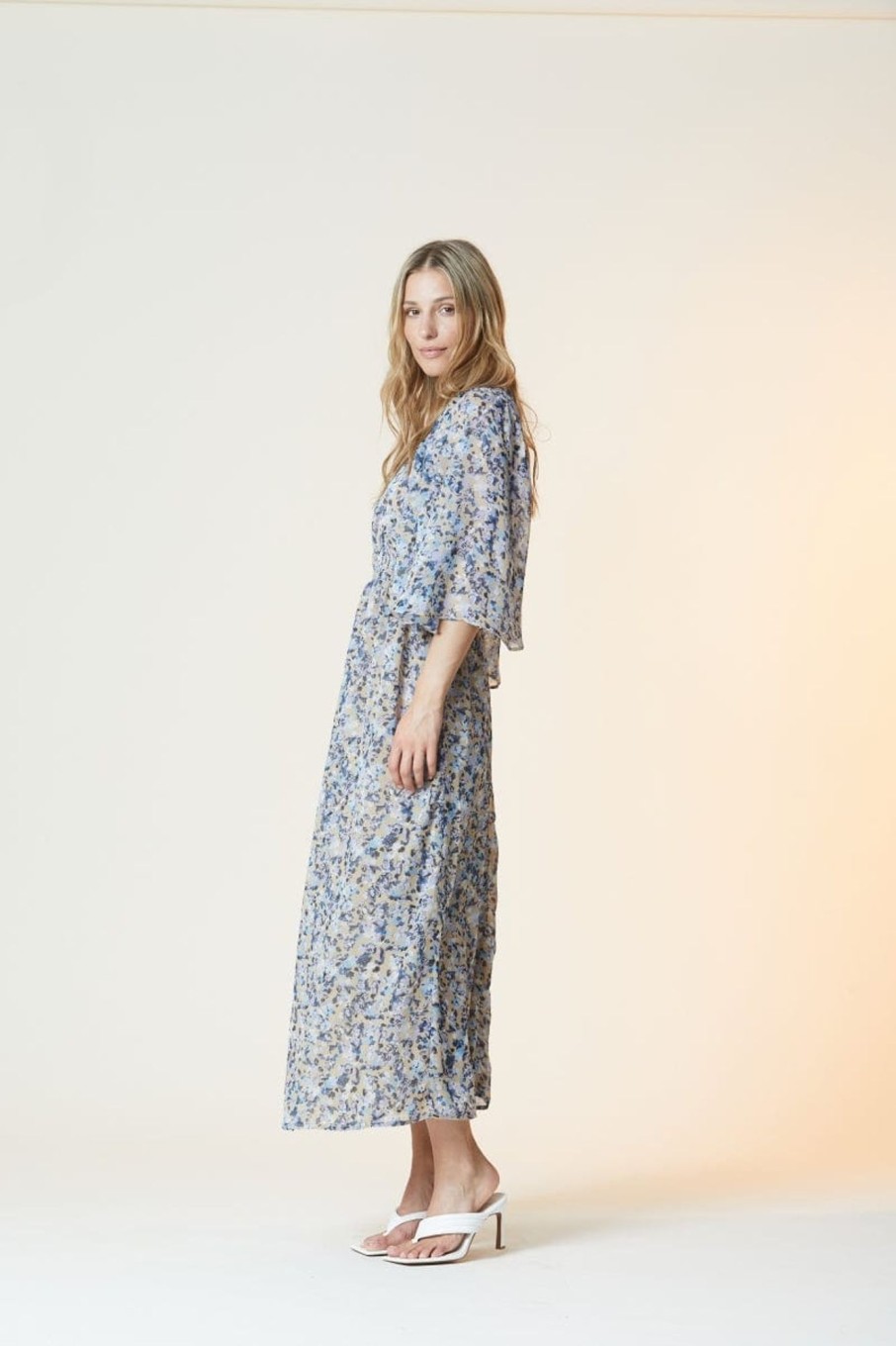 Klaer Rue de Femme | Yanna Dress Blue