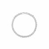 Tilbehor Orelia | Crystal Tennis Bracelet Silver Gray