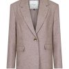 Klaer Neo Noir | Gaby Structure Blazer Sand Melange Beige