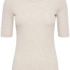 Klaer Inwear | Dagnaiw Melange T-Shirt - Ecru White