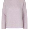 Klaer Second Female | Herrin Knit New T-Neck Pastel Lilac Violet