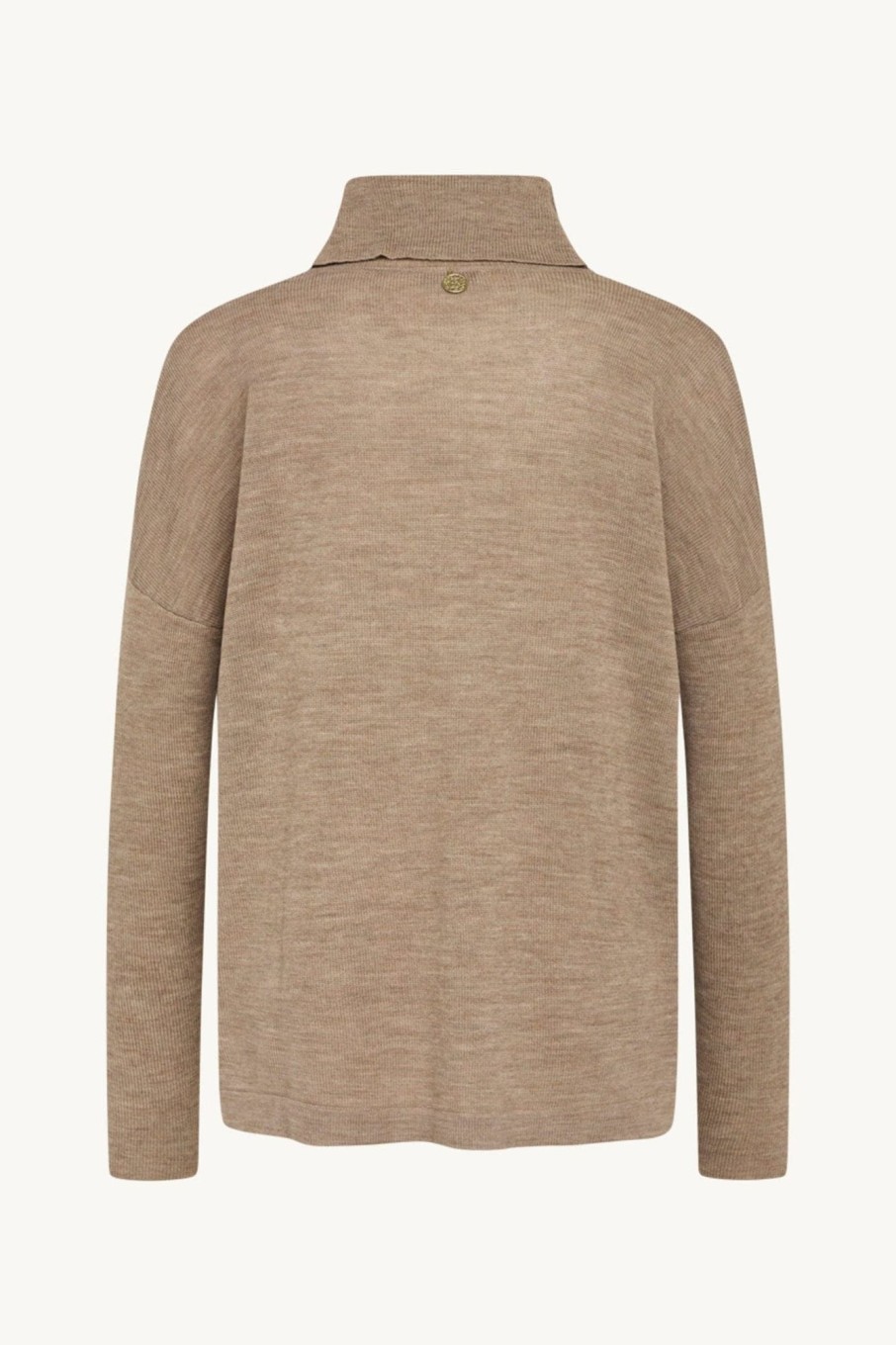 Klaer Claire Woman | Puk-Cw - Pullover Antelope Melange Beige